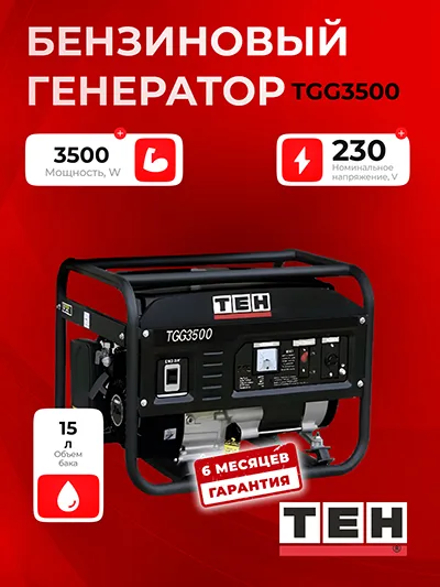 Генератор TEH TGG3500 — основное фото
