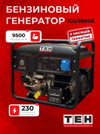 Генератор TEH TGG9500E — основное фото
