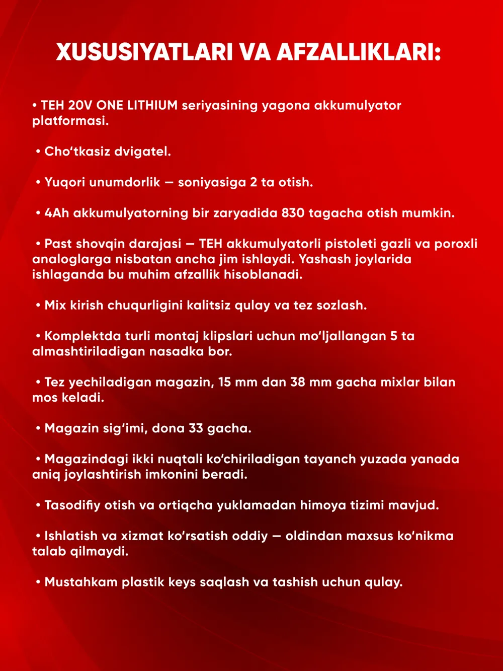TEH LGN40-1B akkumulyatorli uskuna — 4-rasm